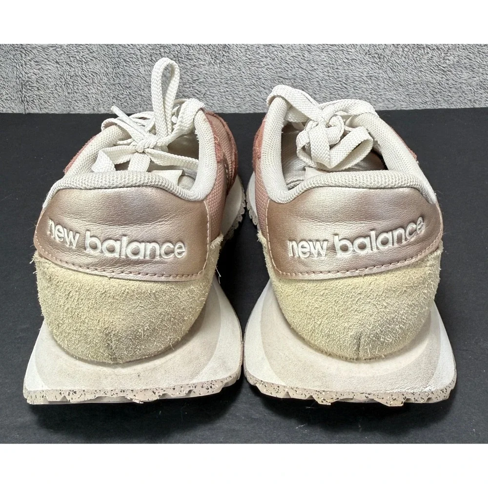 New Balance 237 Sneakers Womens 7.5 Rose Pink WS237MSC Suede Mesh Low Top